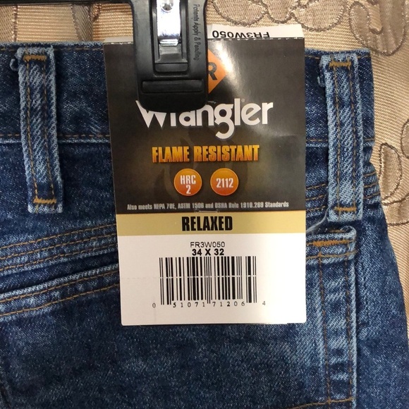 Riggs by wrangler FR jeans, relaxed fit 34x32 - Picture 4 of 5